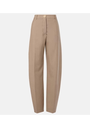 Sportmax Salvo virgin wool wide-leg pants