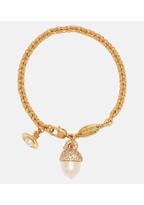 Vivienne Westwood Lucille embellished chain bracelet