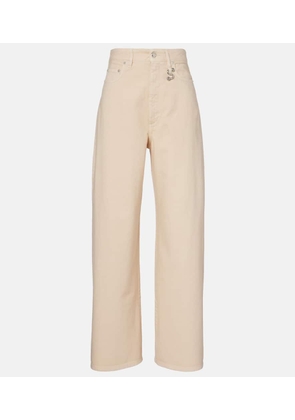 Sportmax Siamese high-rise wide-leg jeans