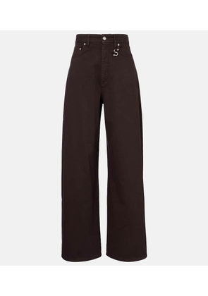 Sportmax Siamese mid-rise wide-leg jeans
