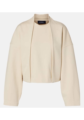 Sportmax Minnie cotton-blend jersey sweatshirt