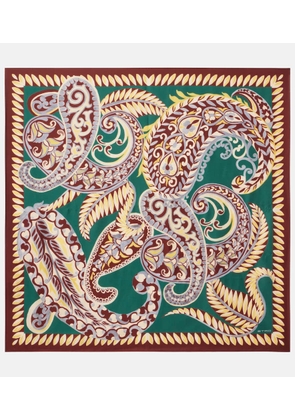 Etro Printed silk scarf