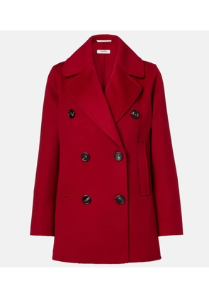 'S Max Mara Caban double-breasted virgin wool peacoat