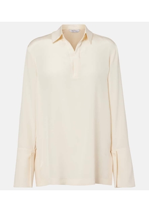 Max Mara Dover silk-blend cady shirt