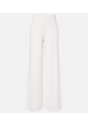 Max Mara Lama crepe wide-leg pants