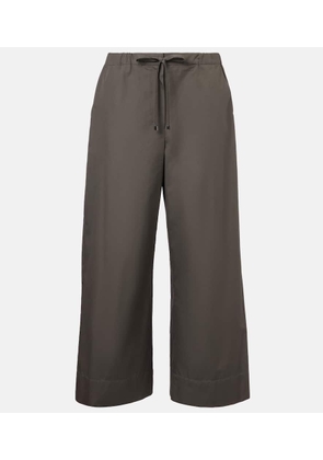 'S Max Mara Auero cotton wide-leg pants