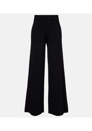 Max Mara Lama crepe wide-leg pants