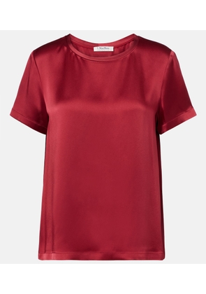 'S Max Mara Rebecca satin T-shirt
