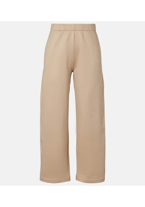 Max Mara Filovia silk and cotton wide-leg pants