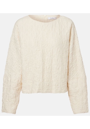 Max Mara Pepaia cotton-blend jersey top