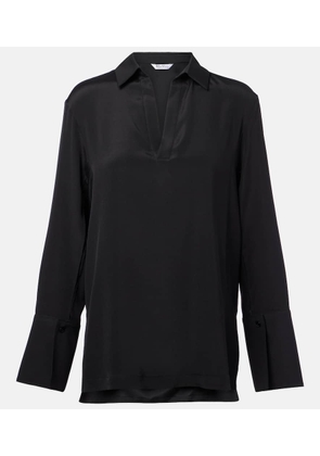 Max Mara Dover silk-blend cady blouse