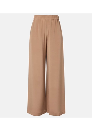Max Mara Bonn silk-blend wide-leg pants