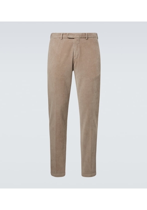Thom Sweeney Cotton-blend corduroy slim pants