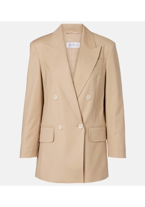 Max Mara Suez double-breasted cotton-blend blazer