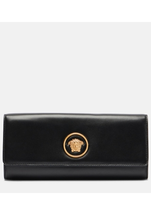 Versace La Medusa leather clutch