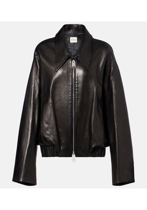 Khaite Odin leather jacket