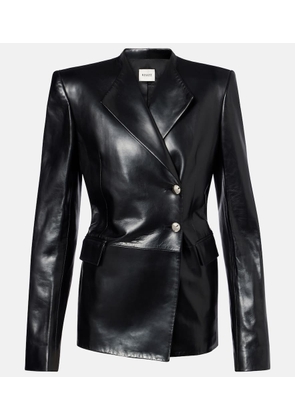 Khaite Elona leather jacket