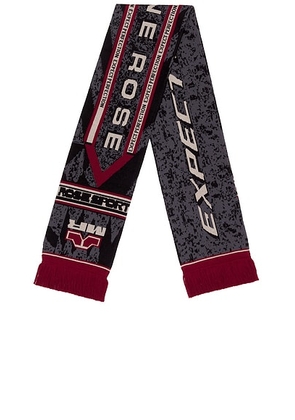 Martine Rose Reversible Scarf in Grey & Red - Grey,Burgundy. Size all.