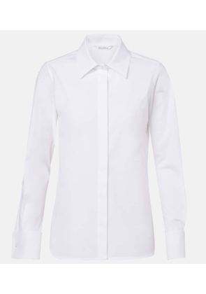 Max Mara Knut cotton-blend poplin shirt