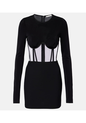 Nensi Dojaka Paneled corset dress