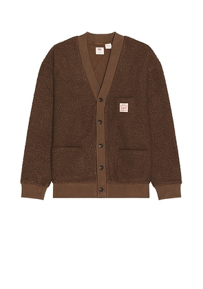 LEVI'S Workwear Cardigan in Golden Brown - Brown. Size XL/1X (also in ).