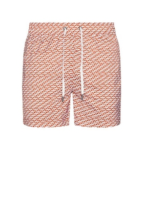 Onia Charles 5 Swim Trunks in Potters Clay - Brick. Size XL/1X (also in ).
