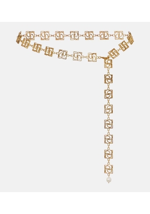 Magda Butrym Faux pearl chain belt