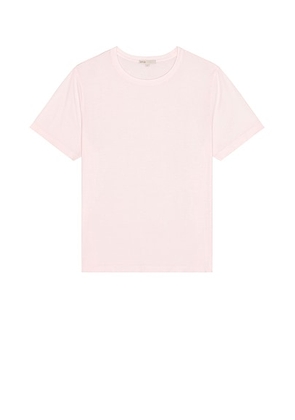 Onia Joey Crew Neck Tee in Barely Pink - Pink. Size L (also in ).