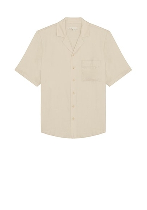 Onia Lyocell Vacation Shirt in Stone - Beige. Size L (also in S, M, XL/1X).