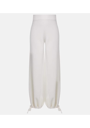 Max Mara Virgin wool wide-leg pants