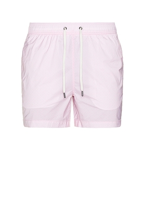 Onia Charles 5 Swim Trunks in Powder Pink - Pink. Size S (also in XL/1X).