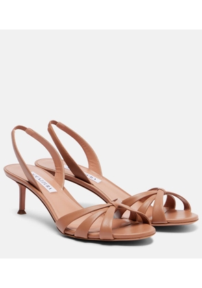 Aquazzura Tati 50 leather sandals