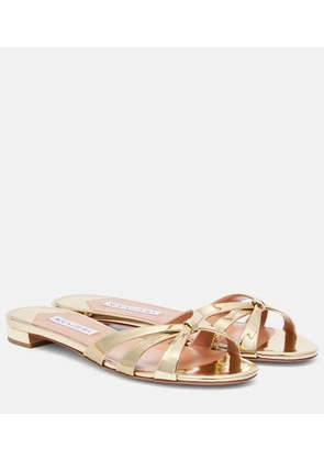 Aquazzura Tati mirrored sandals