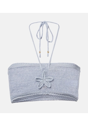 Bananhot Zorya halterneck lame top