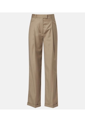 The Row Sorina high-rise virgin wool pants
