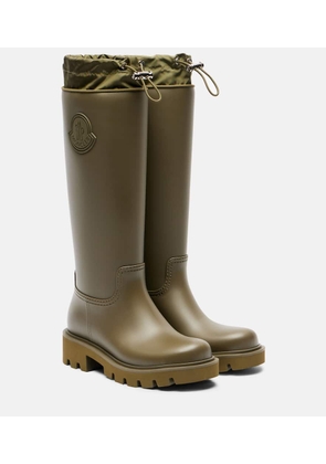 Moncler Kickstream logo rain boots