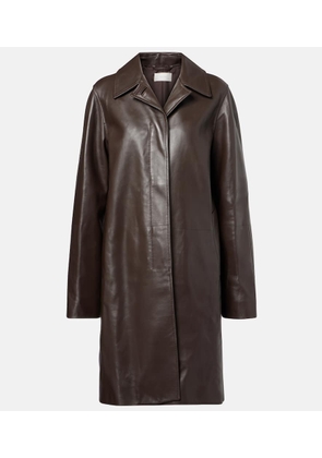 The Row Gracia leather jacket