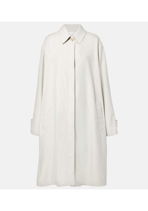 The Row Pluma cotton and cashmere coat