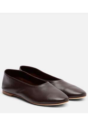 Staud Alba leather ballet flats