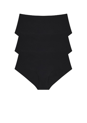 Negative Underwear Base Boy Short 3-pack in Black - Black. Size XL (also in ).