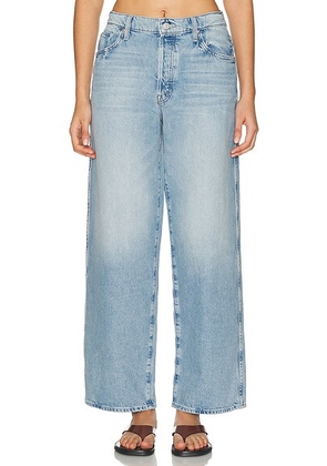 MOTHER The Delinquent Button Nerdy Jeans in This Is How I Roll - Blue. Size 23 (also in 24, 25, 26, 27, 28, 29, 30, 31, 32, 33, 34).