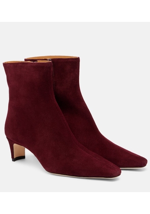 Staud Wally 55 suede ankle boots