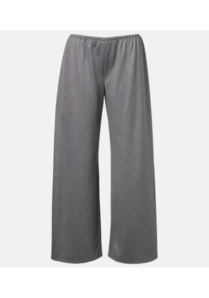 The Row Gala virgin wool wide-leg pants