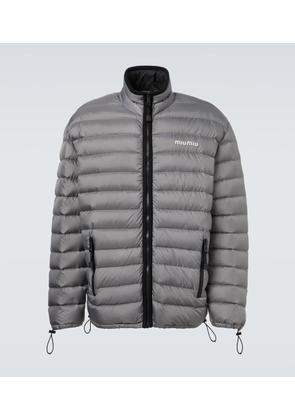 Miu Miu Paneled down jacket