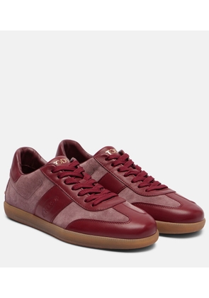 Tod's Tabs leather and suede sneakers