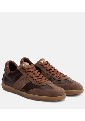 Tod's Tabs suede and leather sneakers