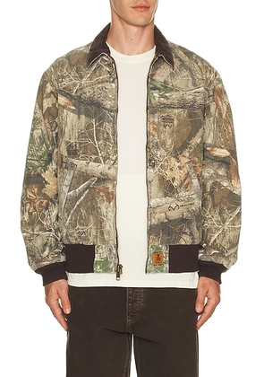 ONE OF THESE DAYS Camo Ranch Jacket in Camo - Brown. Size M (also in S, L).