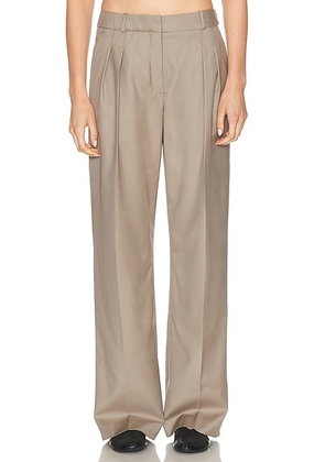 Loulou de Saison Sbiru Trouser in Taupe - Taupe. Size 42 (also in ).