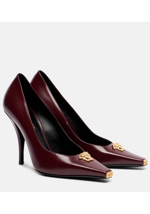 Versace La Medusa 105 leather pumps