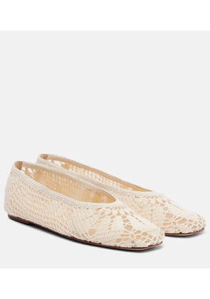 Magda Butrym Crochet ballet flats